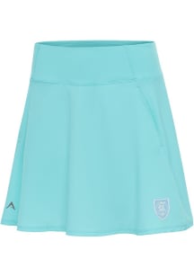 Antigua Real Salt Lake Womens Blue Chip Skort White Logo Shorts