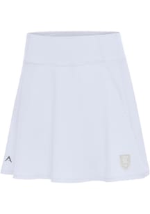 Antigua Real Salt Lake Womens White Chip Skort White Logo Shorts