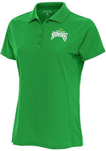 Antigua Tampa Bay Rowdies Womens Green Legacy Pique Short Sleeve Polo Shirt