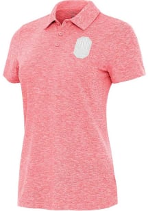 Antigua Nashville SC Womens Orange Matter White Logo Short Sleeve Polo Shirt