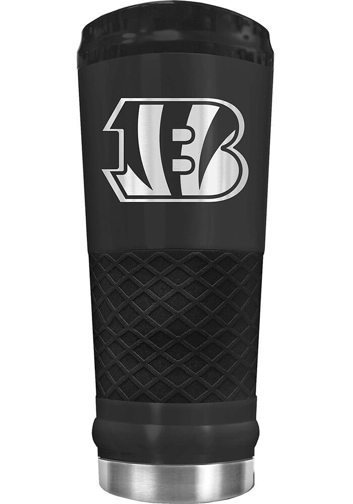 Cincinnati Bengals Stealth 24oz Powder Coated Stainless Steel Tumbler - Black