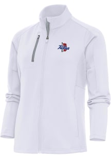 Womens Tulsa Golden Hurricane White Antigua Generation Light Weight Jacket