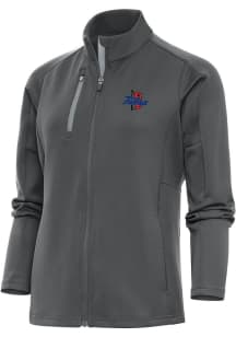 Womens Tulsa Golden Hurricane Grey Antigua Carbon Generation Light Weight Jacket