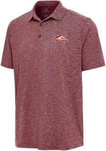 Antigua Birmingham Stallions Mens Red Par 3 Short Sleeve Polo