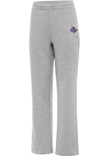 Womens Tulsa Golden Hurricane Grey Antigua Victory Sweatpants