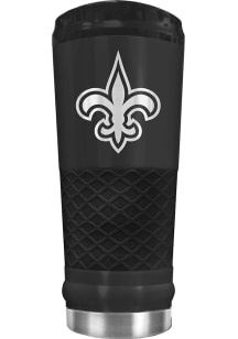 New Orleans Saints Stealth 24oz Powder Coated Stainless Steel Tumbler - Black