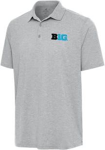 Antigua Big Ten Grey Par 3 Big and Tall Polo