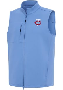 Antigua Minnesota Twins Mens Blue Demand Sleeveless Jacket