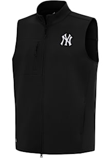 Antigua New York Yankees Mens Black Demand Sleeveless Jacket