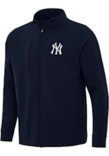 Antigua New York Yankees Mens Navy Blue Regard Light Weight Jacket