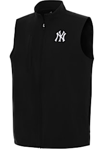 Antigua New York Yankees Mens Black Regard Sleeveless Jacket
