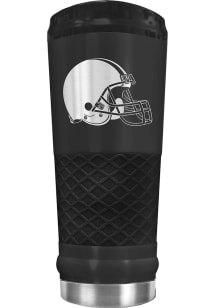 Cleveland Browns Stealth 24oz Powder Coated Stainless Steel Tumbler - Black