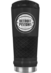 Detroit Pistons Stealth 24oz Powder Coated Stainless Steel Tumbler - Black