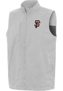 Antigua San Francisco Giants Mens Grey Brisk Sleeveless Jacket
