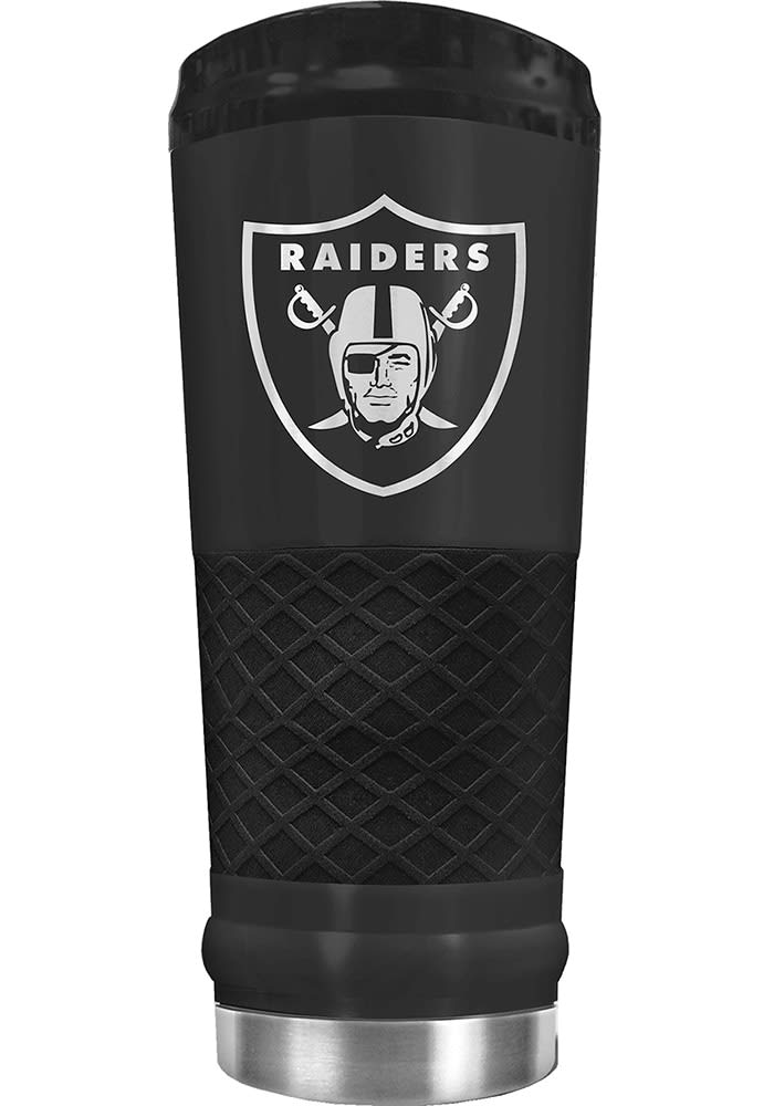 NFL Las Vegas Raiders Personalized 20 oz Black Stainless Steel Tumbler