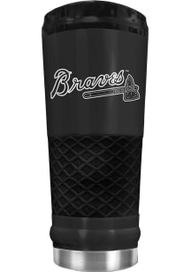 Atlanta Braves Stealth 24oz Powder Coated Stainless Steel Tumbler - Black