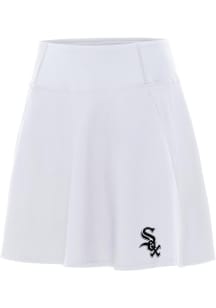 Antigua Chicago White Sox Womens White Chip Skort Skirt