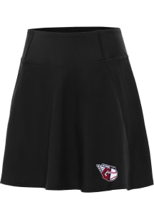 Antigua Cleveland Guardians Womens Black Chip Skort Skirt