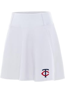 Antigua Minnesota Twins Womens White Chip Skort Skirt