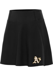 Antigua Oakland Athletics Womens Black Chip Skort Skirt