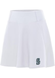 Antigua Seattle Mariners Womens White Chip Skort Skirt