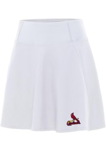 Antigua St Louis Cardinals Womens White Chip Skort Skirt