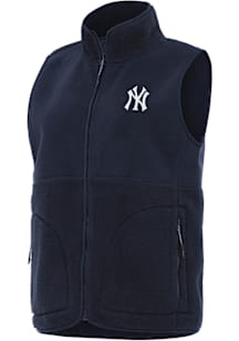 Antigua New York Yankees Womens Navy Blue Nostalgic Vest