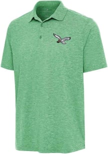Antigua Philadelphia Eagles Mens Green Classic Par 3 Short Sleeve Polo