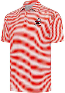 Antigua Cleveland Browns Mens Orange Classic Skills Short Sleeve Polo