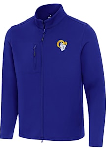 Antigua Los Angeles Rams Mens Blue Objection Light Weight Jacket