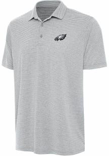 Antigua Philadelphia Eagles Mens Grey Scheme Short Sleeve Polo