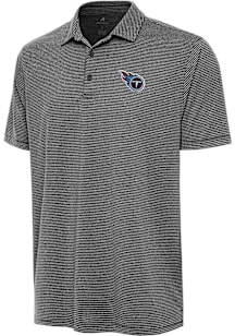 Antigua Tennessee Titans Mens Black Scheme Short Sleeve Polo