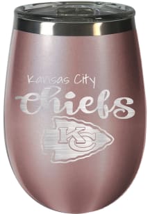 Kansas City Chiefs 10oz Rose Gold Stemless Wine Stainless Steel Stemless