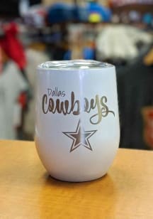 Dallas Cowboys 10oz Opal Stemless Wine Stainless Steel Stemless
