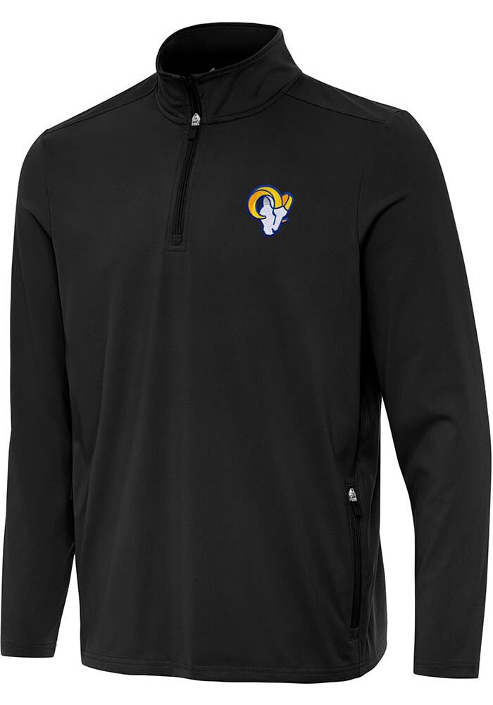 Antigua Los Angeles Rams Mens Perilous Pullover BLACK