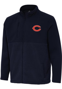 Antigua Chicago Bears Mens Navy Blue Daily Fused Medium Weight Jacket