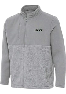 Antigua New York Jets Mens Grey Daily Fused Medium Weight Jacket