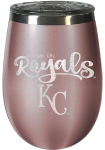 Kansas City Royals 10oz Rose Gold Stemless Wine Stainless Steel Stemless