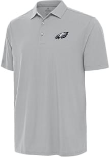 Antigua Philadelphia Eagles Mens Grey Era Short Sleeve Polo