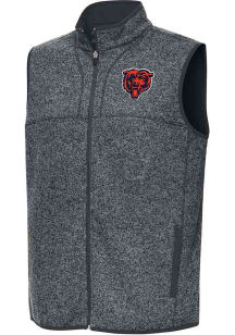 Antigua Chicago Bears Mens Grey Alternate Fortune Sleeveless Jacket