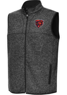 Antigua Chicago Bears Mens Black Alternate Fortune Sleeveless Jacket