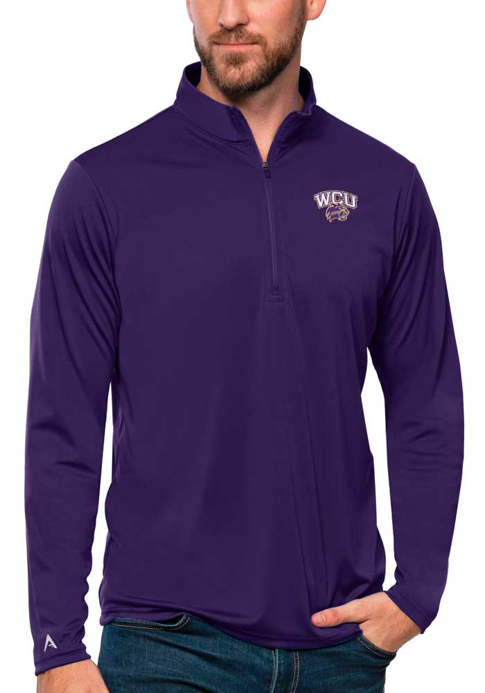 Antigua Western Carolina Mens Purple Tribute Pullover Jackets