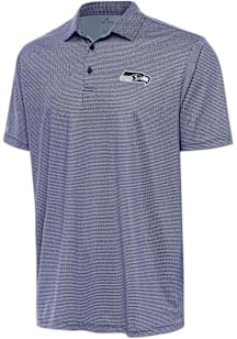 Antigua Seattle Seahawks Mens White Rings Short Sleeve Polo