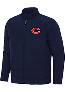 Antigua Chicago Bears Mens Navy Blue Swelter Filled Jacket