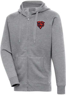Antigua Chicago Bears Mens Grey Alternate Victory Big and Tall Light Weight Jacket