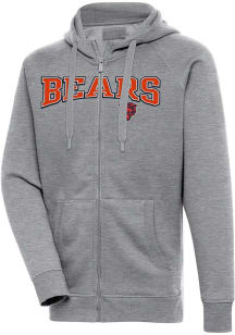 Antigua Chicago Bears Mens Grey Split Victory Big and Tall Light Weight Jacket