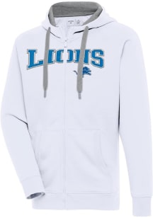 Antigua Detroit Lions Mens White Split Victory Big and Tall Light Weight Jacket