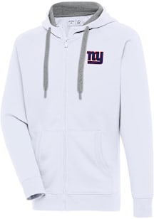 Antigua New York Giants Mens White Victory Big and Tall Light Weight Jacket