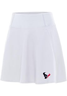 Antigua Houston Texans Womens White Chip Skort Skirt