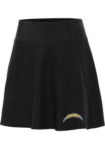 Antigua Los Angeles Chargers Womens Black Chip Skort Skirt